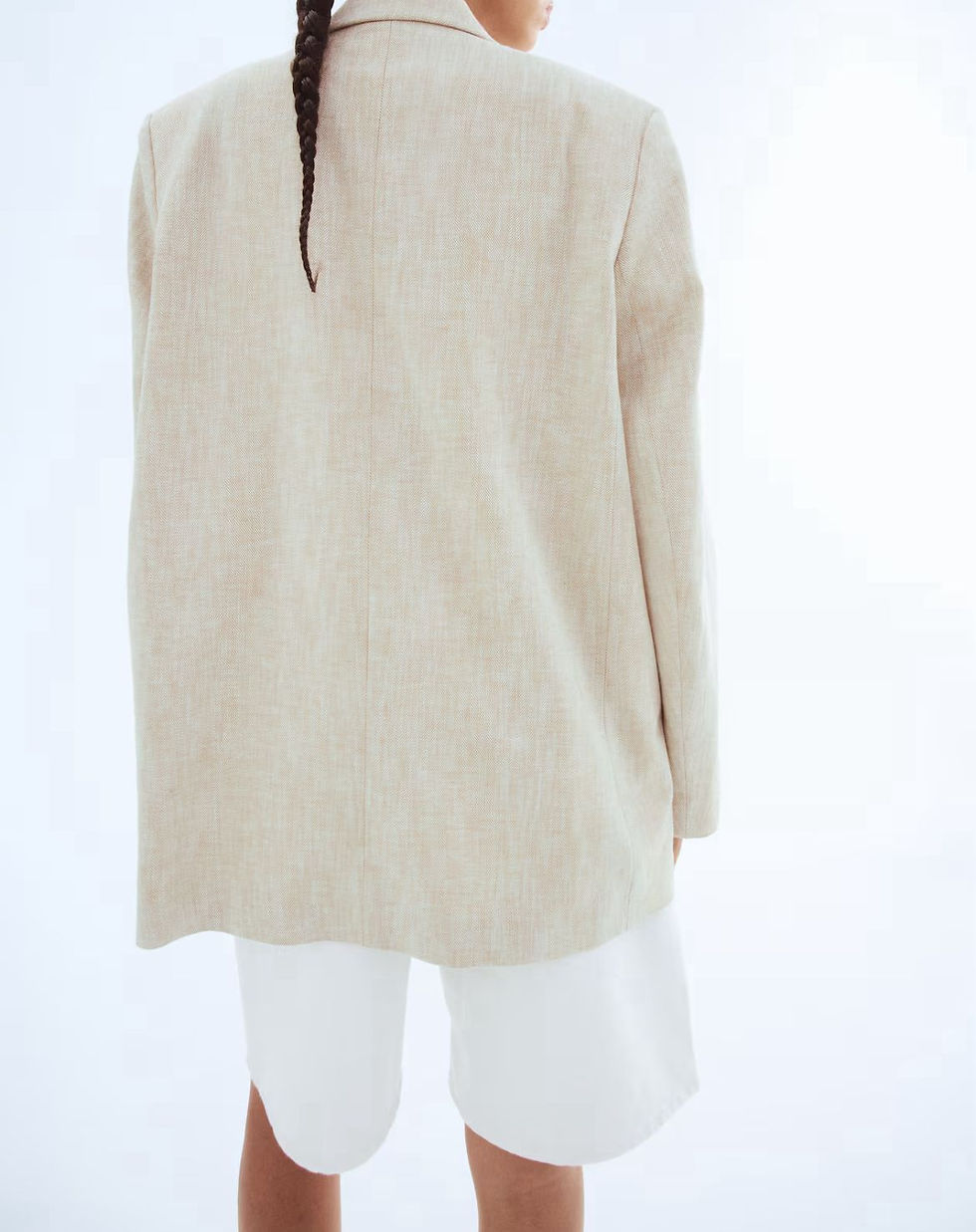 Thumbnail: Блейзер из смесовой льняной ткани