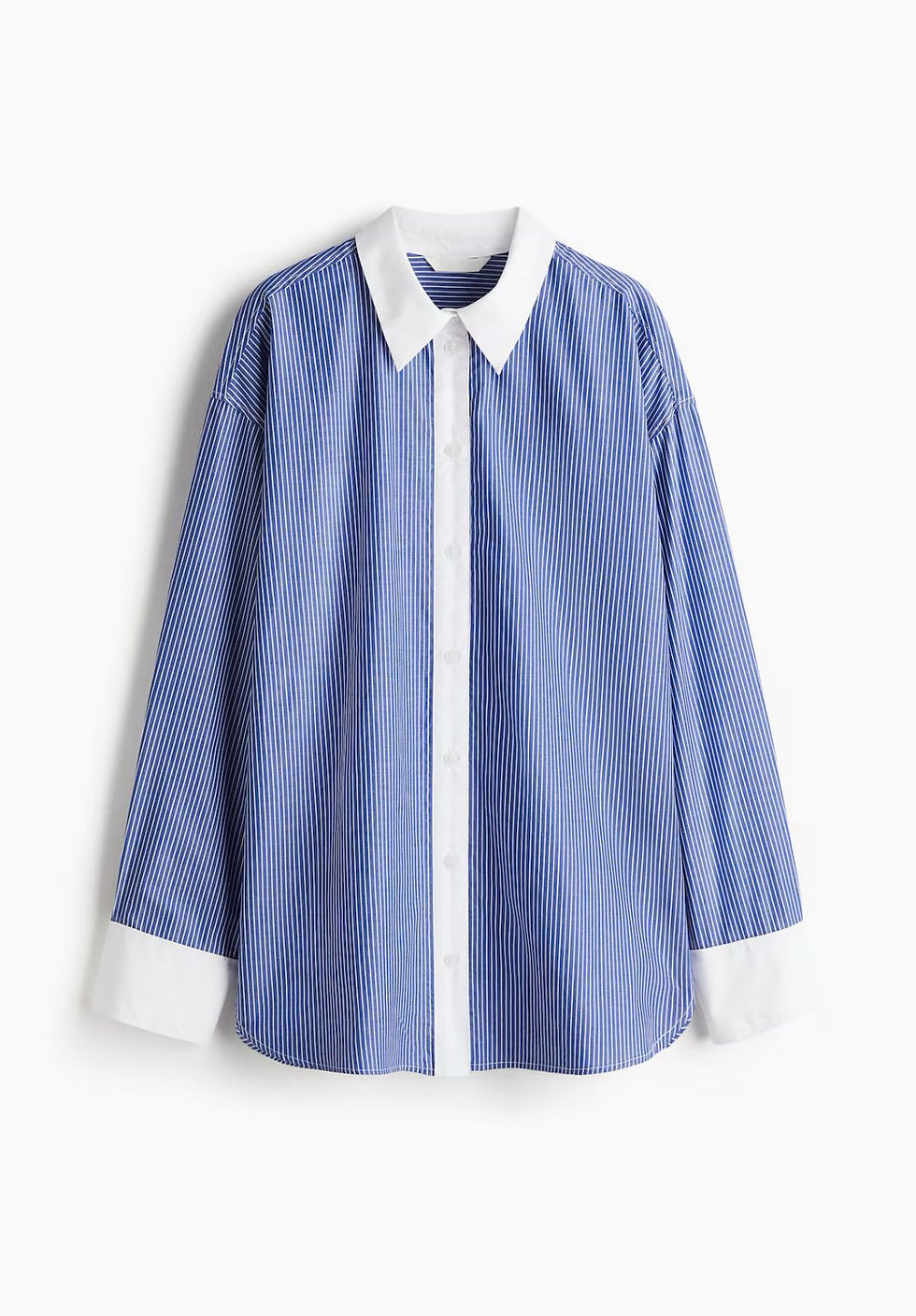 Thumbnail: Рубашка из поплина оверсайз