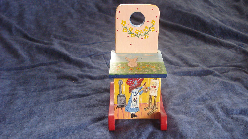 Miniatura: Dondolo pittrice