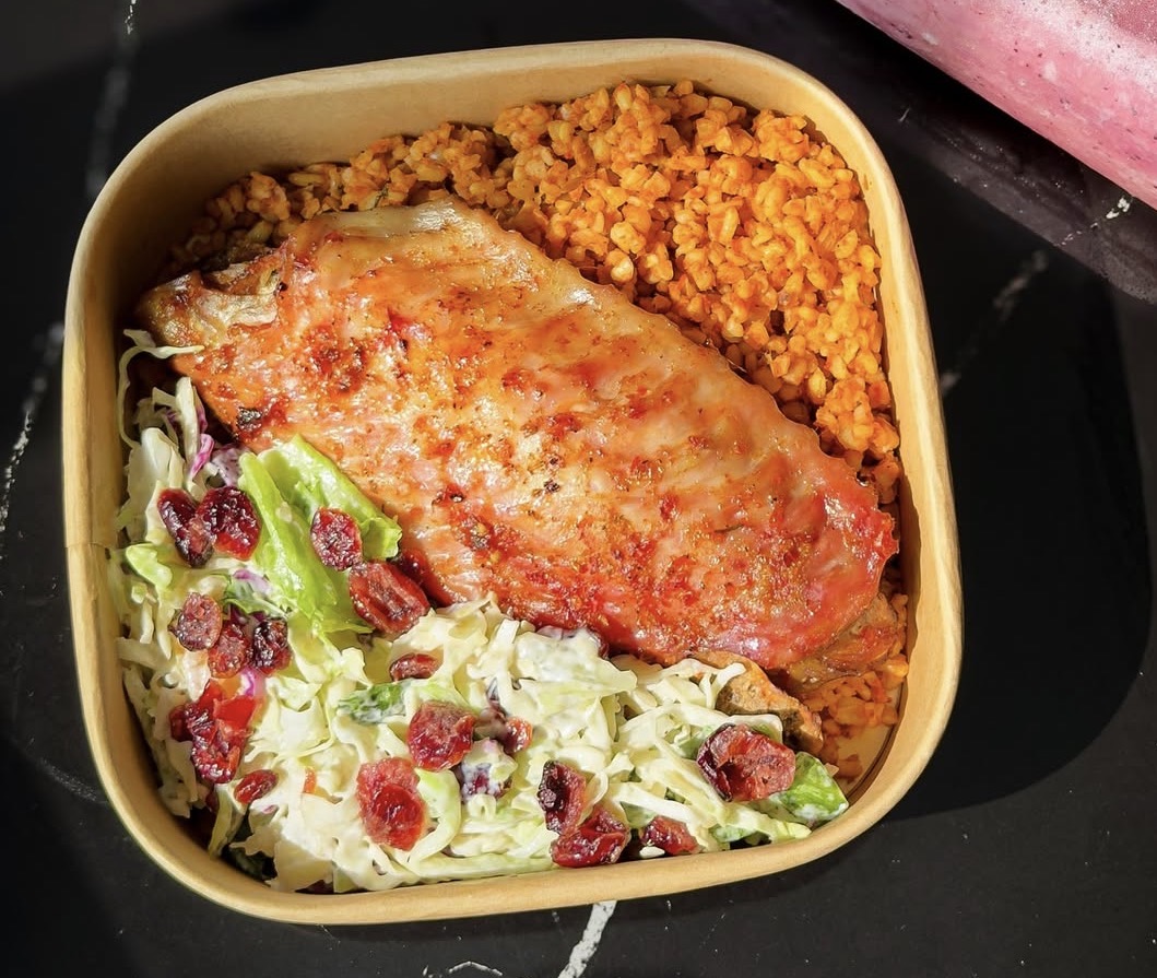 Arranged Food and Objects