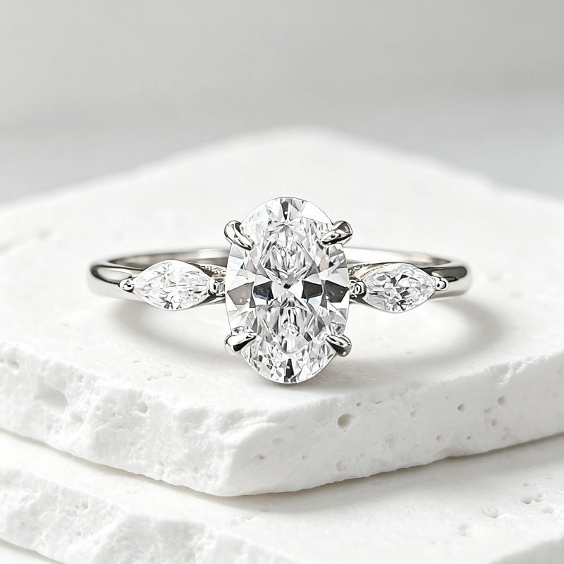 Women's Marquise Simulated Diamond Ring Fashion Wedding Jewelry