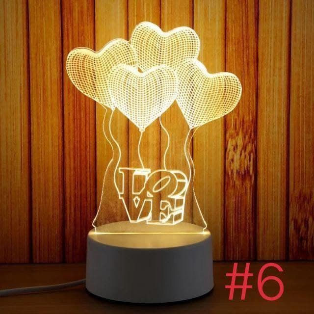 Thumbnail: Acrylic Night LED Table Lamp
