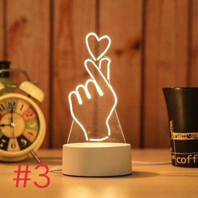 Thumbnail: Acrylic Night LED Table Lamp
