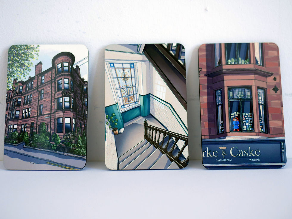 Thumbnail: WS Tenement Close Glasgow Magnet, Pack of 12