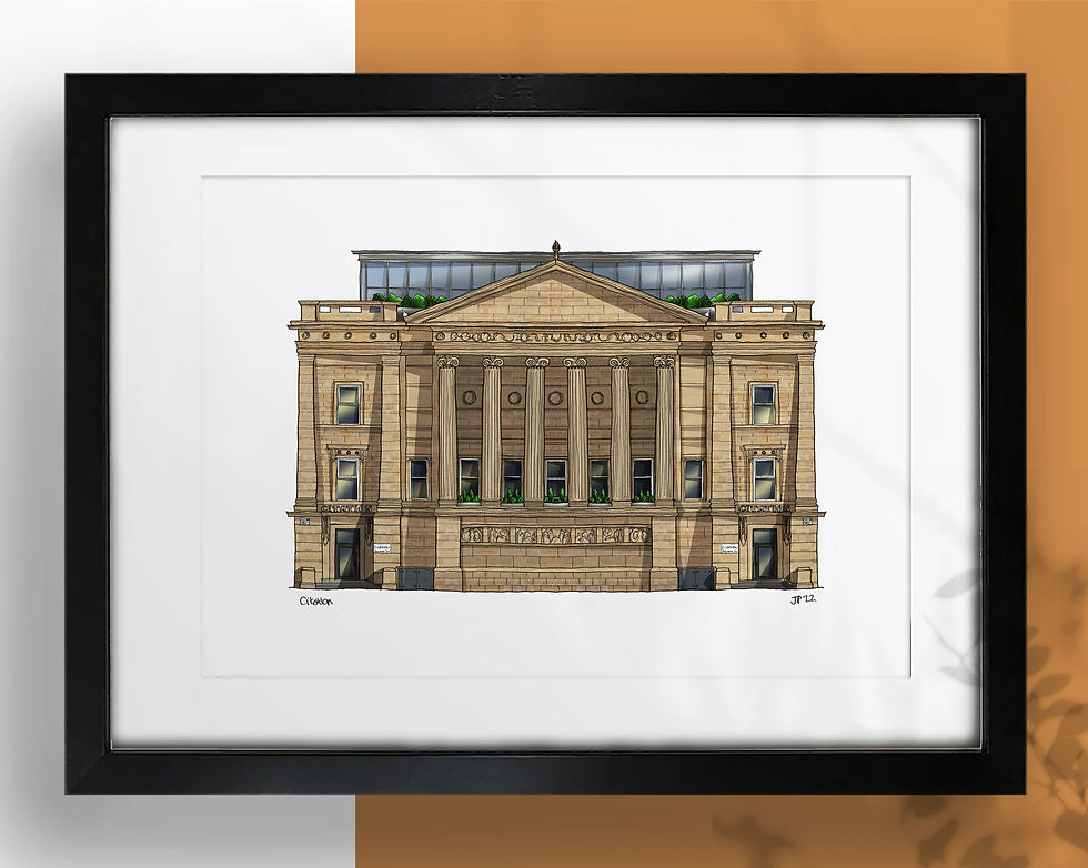 CITATION GLASGOW WEDDING VENUE ILLUSTRATION