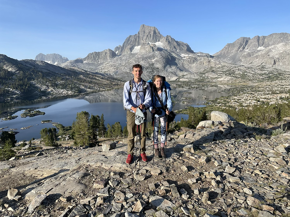Hiking near Thousand Island Lake, Ansel Adams Wilderness