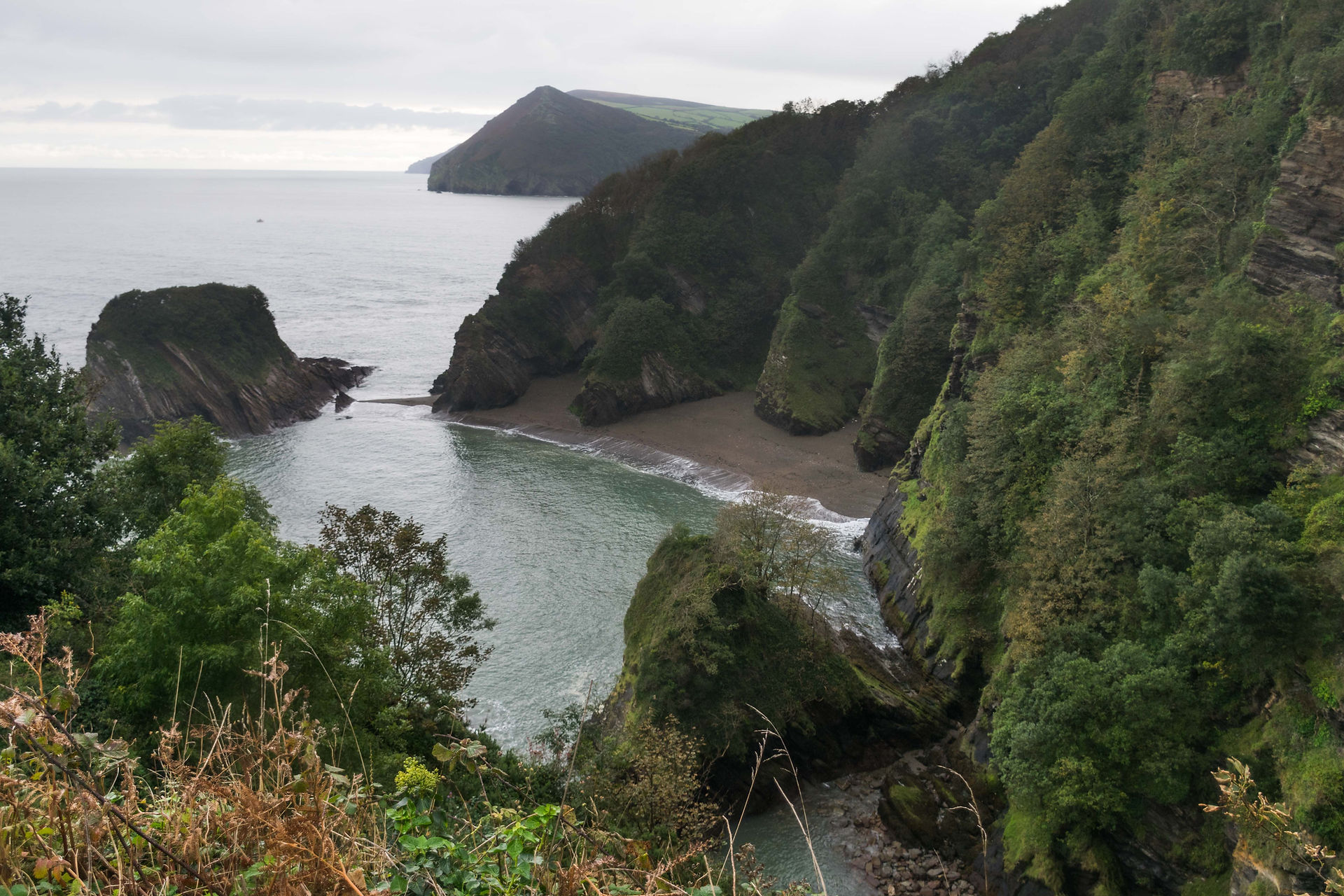 Coastal day hikes near Exeter: Broad Sands