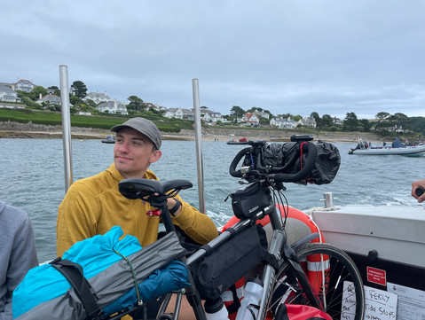 Bike on the Place-St Mawes ferry