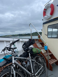 Bike on the St Mawes-Falmouth ferry