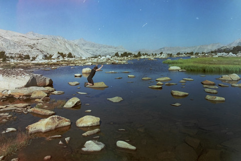 Having fun in Humphreys Basin, Sierra High Route