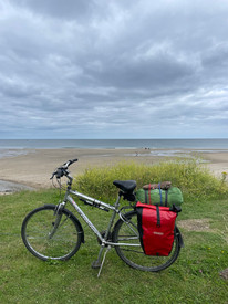 Bike near Pentewan beach