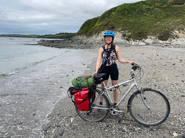 Bike on Pendower Beach