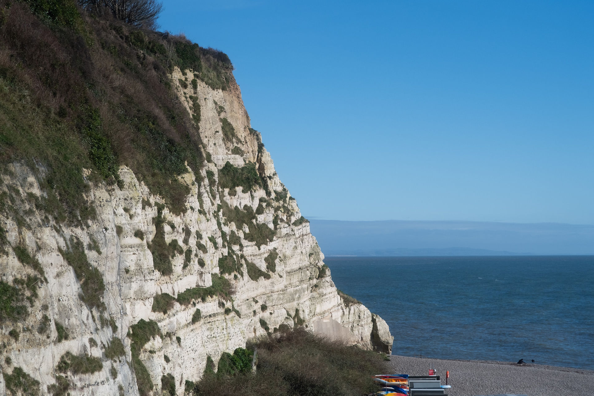 White cliffs near Beer, Devon