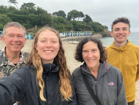 Selfie on Swanpool beach