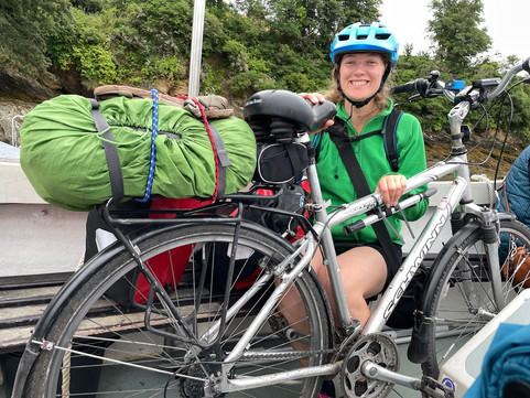 Bike on the Place-St Mawes ferry