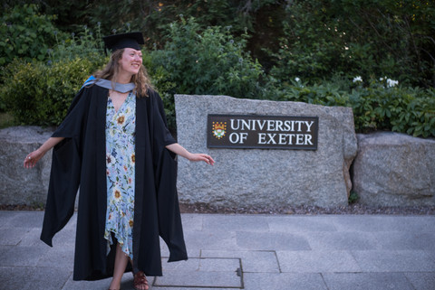 Graduating from the University of Exeter in 2022