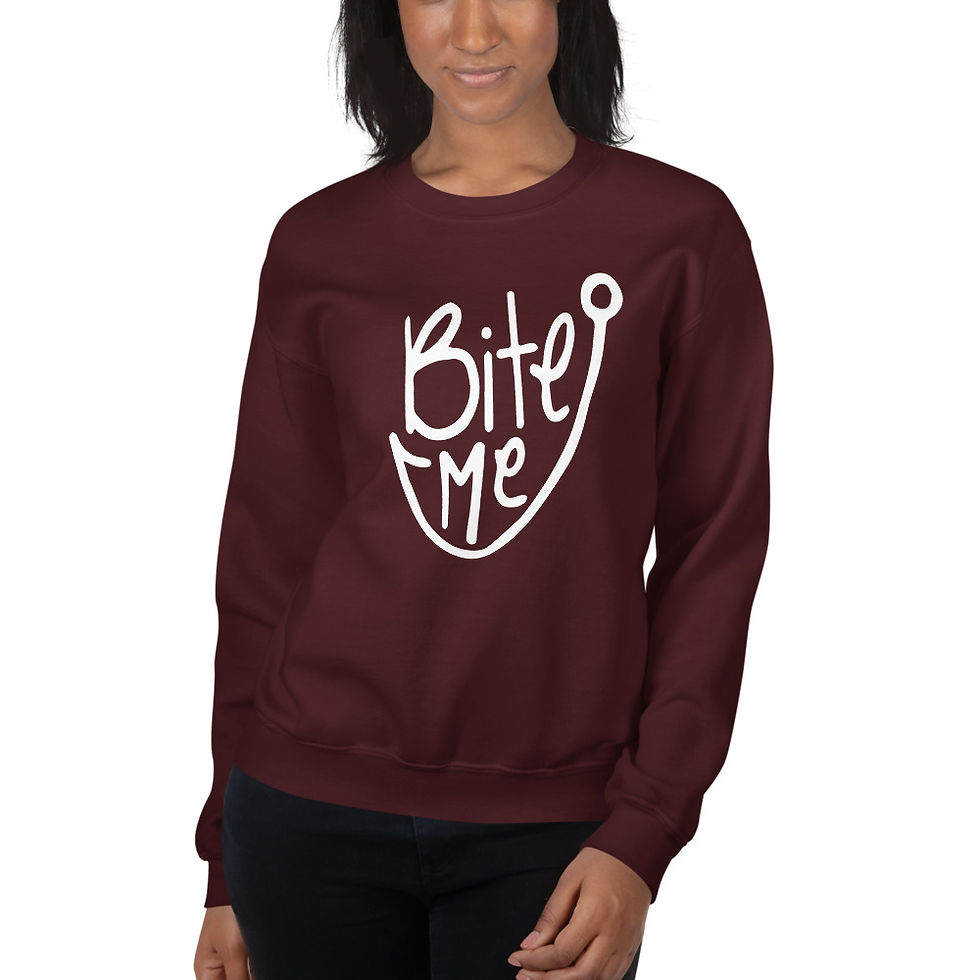 Miniatura: Muérdeme Gildan sudadera unisex