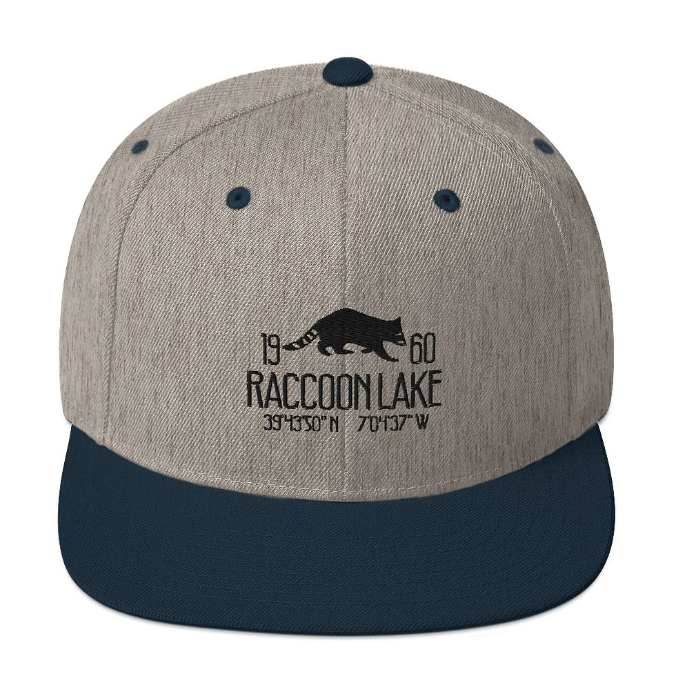 Miniatura: Gorra snapback de mapache lago