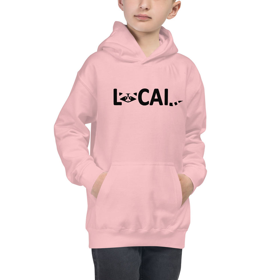 Miniatura: Sudadera con capucha para niños locales