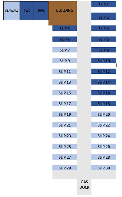 dock slip layout