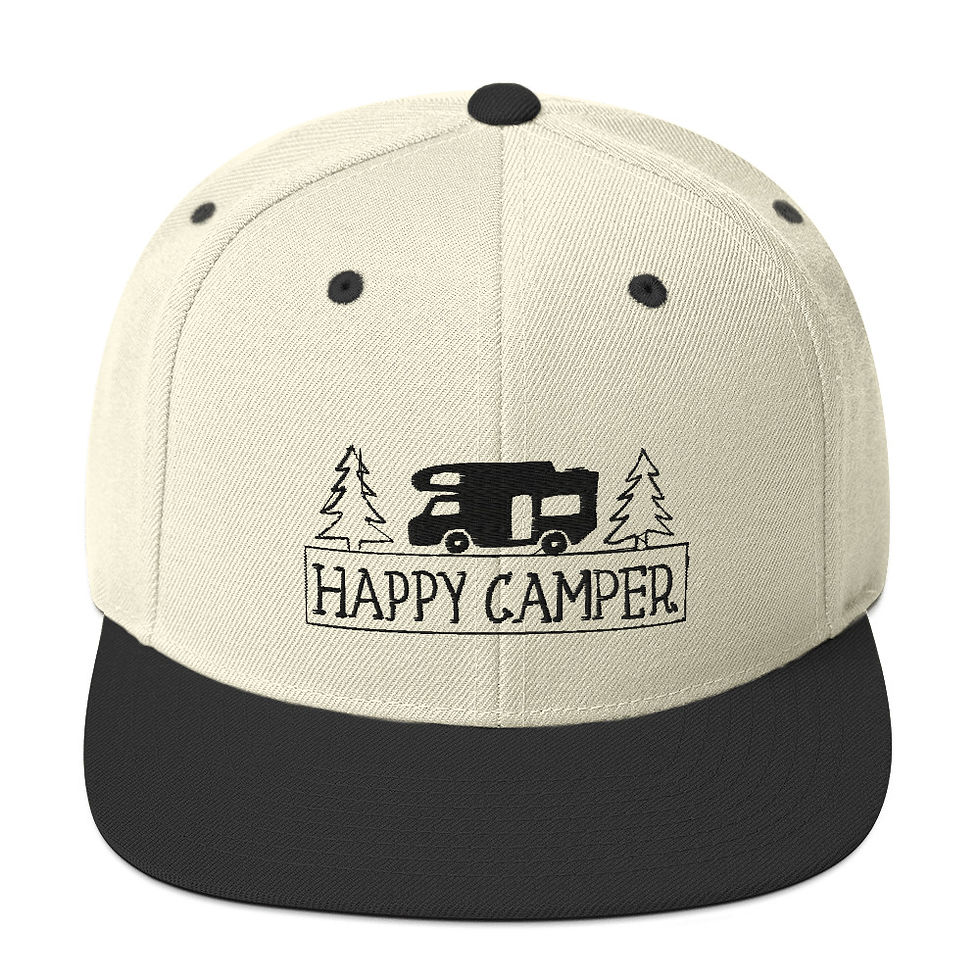 Thumbnail: Happy Camper Snapback Hat