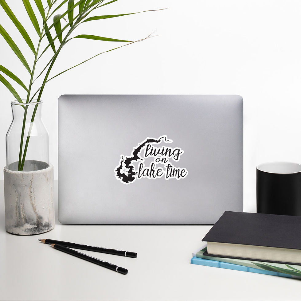 Thumbnail: Lake Time Bubble-free stickers