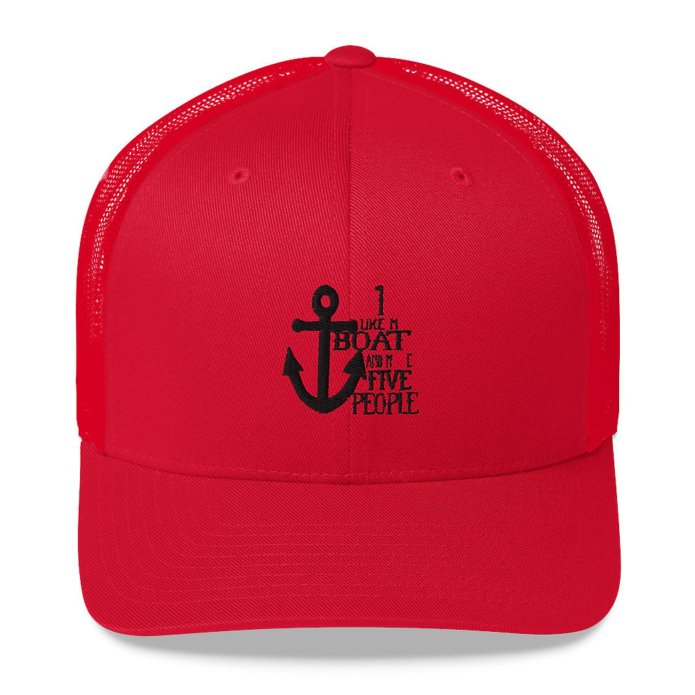 Miniatura: Gorra Trucker Me gusta mi barco