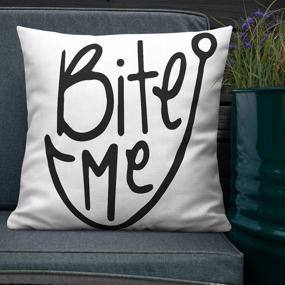Thumbnail: Bite Me Premium Pillow