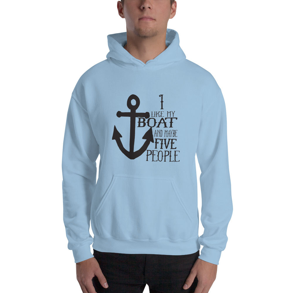 I Like My Boat Gildan Unisex Hoodie