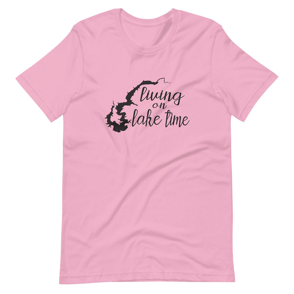 Miniatura: Viviendo en Lake Time Bella Canvas 3001 camiseta unisex de manga corta