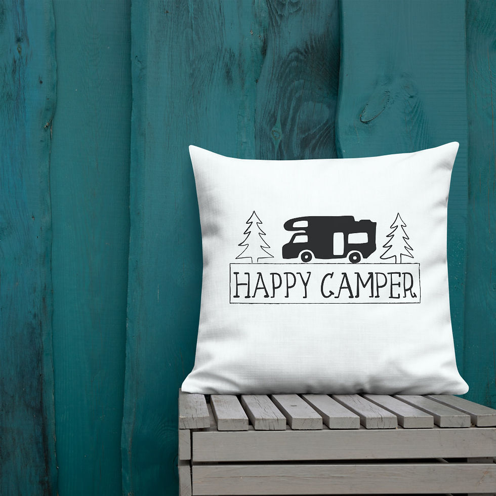 Miniatura: Almohada Premium Happy Camper