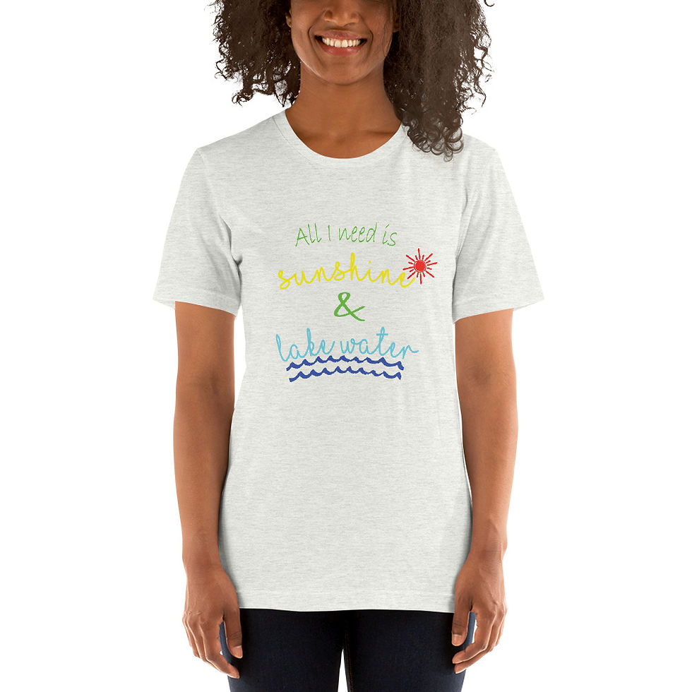 Thumbnail: Sunshine and Water Bella Canvas 3001 Short-Sleeve Unisex T-Shirt