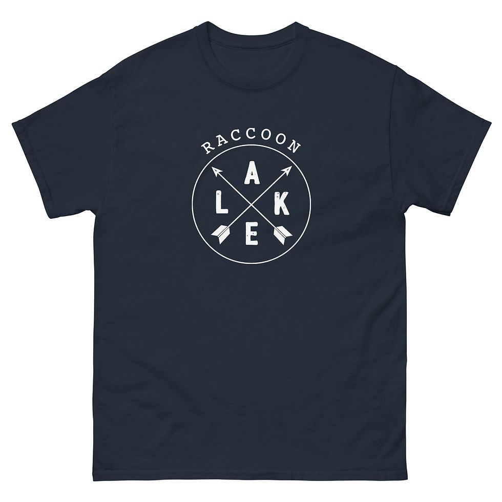 Miniatura: Raccoon Lake Compass Men's classic tee