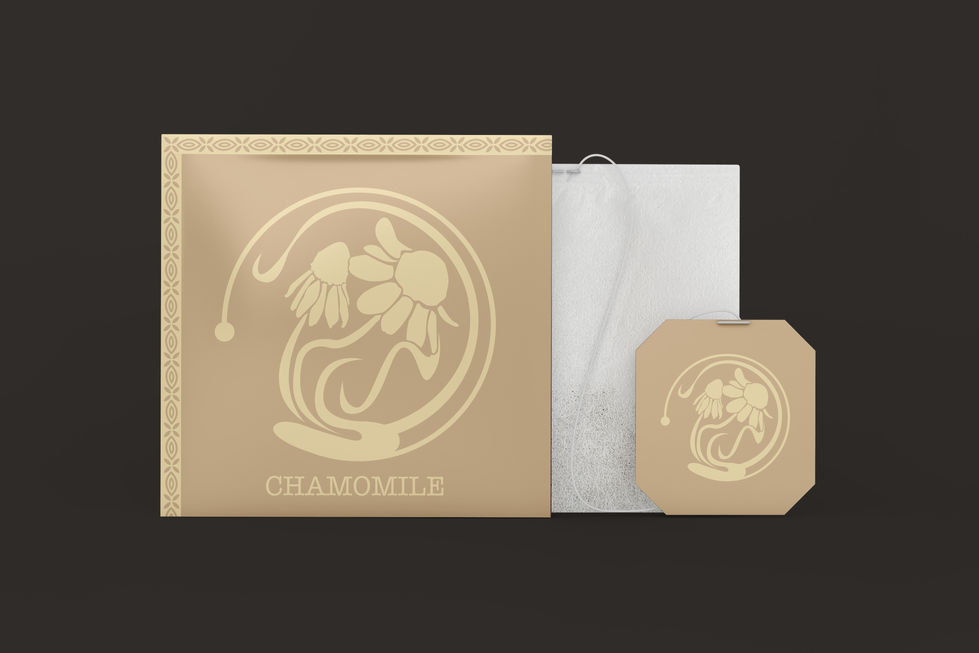 Chamomile tea bag