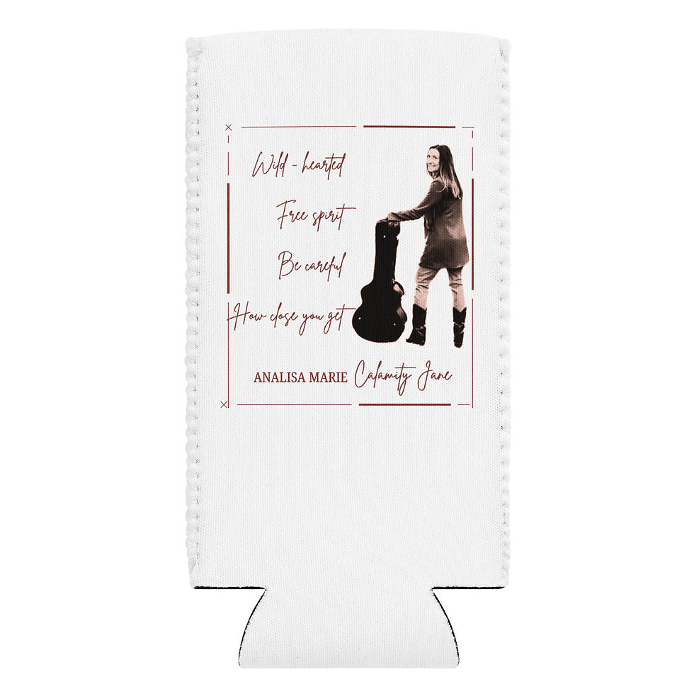 Thumbnail: White Calamity Jane Can cooler