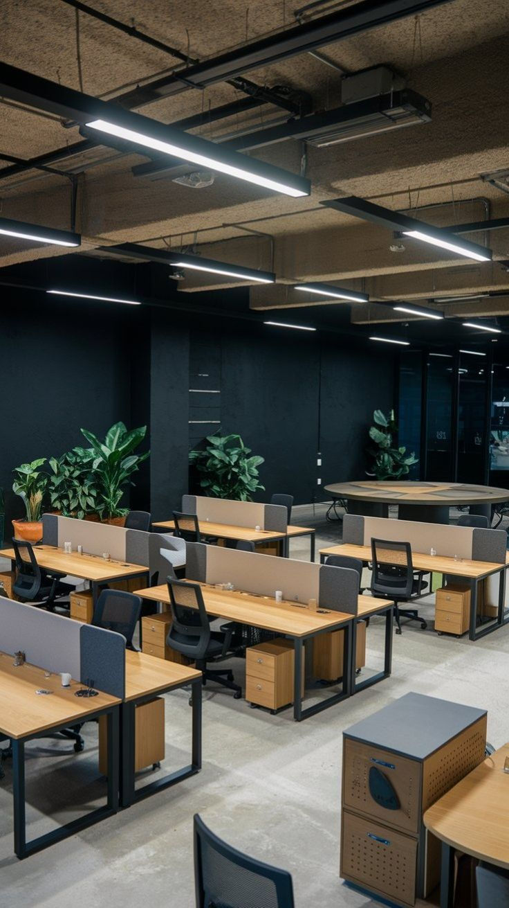 modern industrial office layout planning