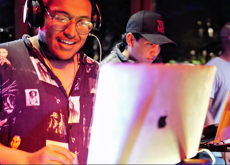 DJ Sage on the left and DJ Christian on the right