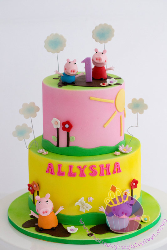 peppa pig cake