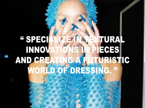 性感的尖刺針織工藝 專訪亞裔美國設計師 • CHET LO