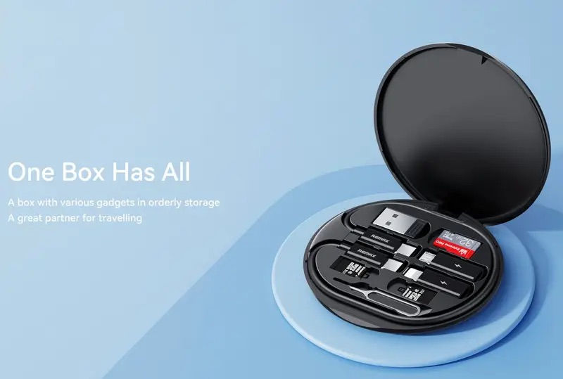 Thumbnail: Polnac Wireless 15W Fast Charging Cable Set Black