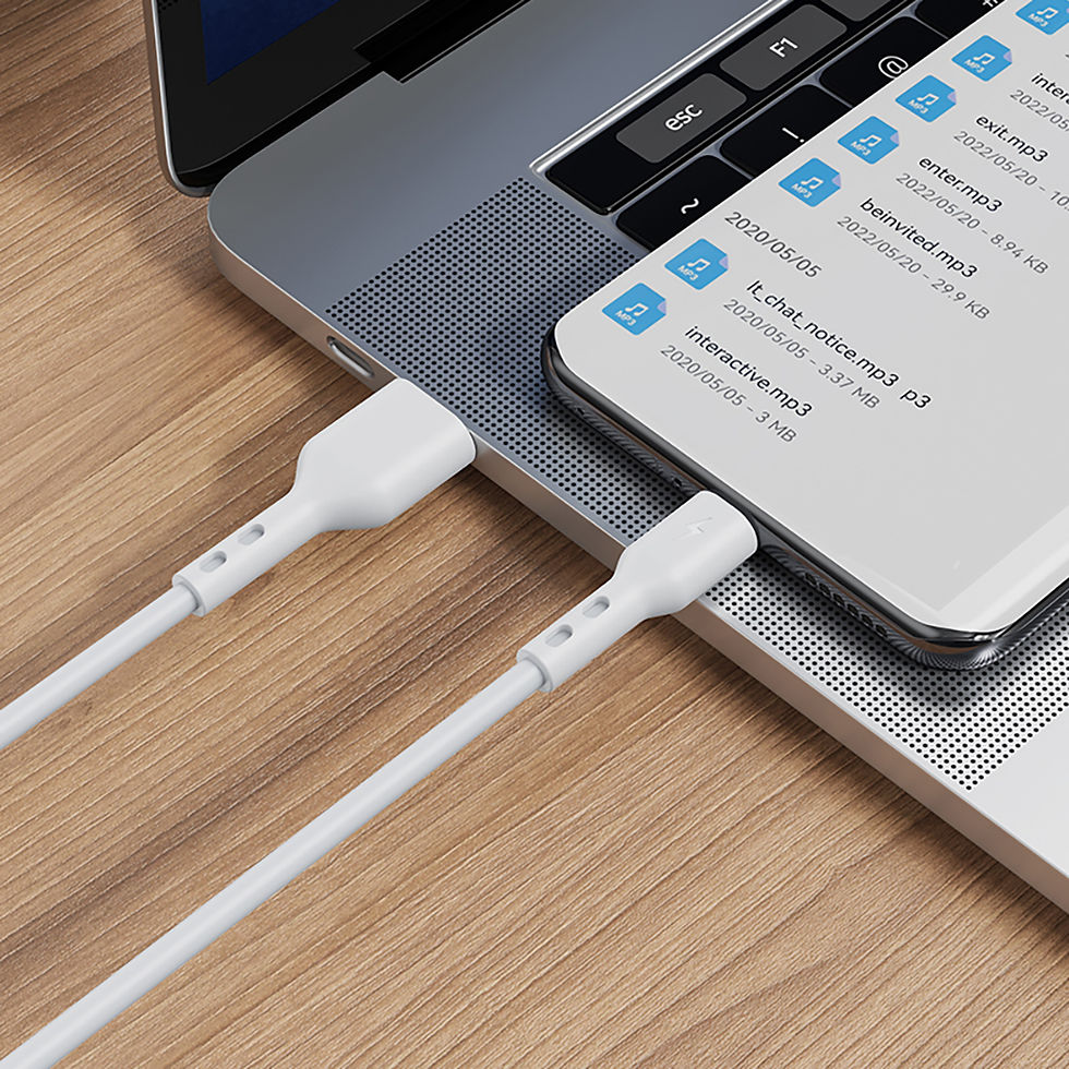 Thumbnail: USB Cable Type  C 1m 3A White BO-X172C