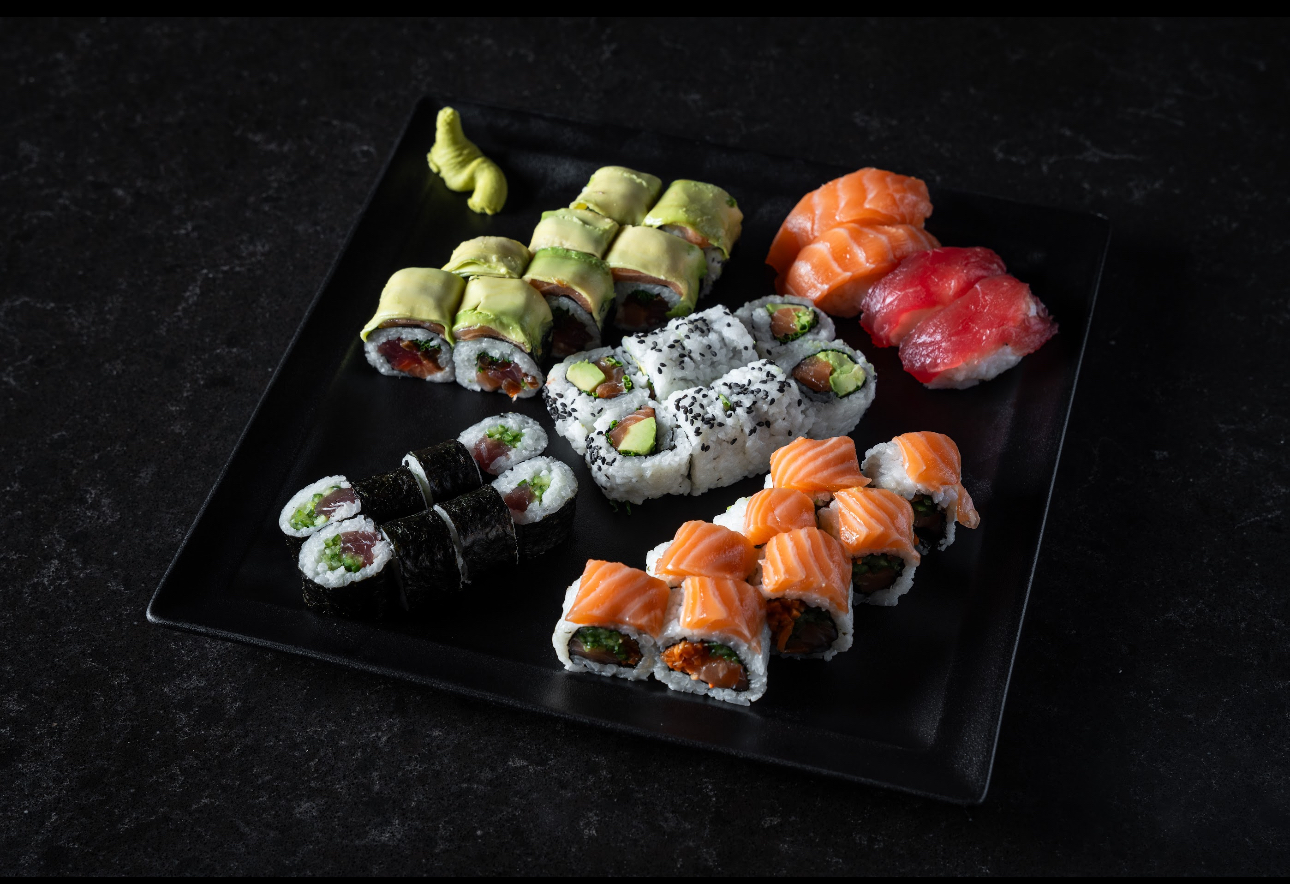 Arranged Food and Objects