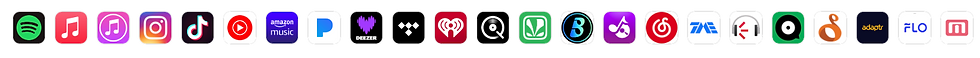 music platform logos 