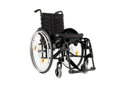 Rollstuhl schwarz