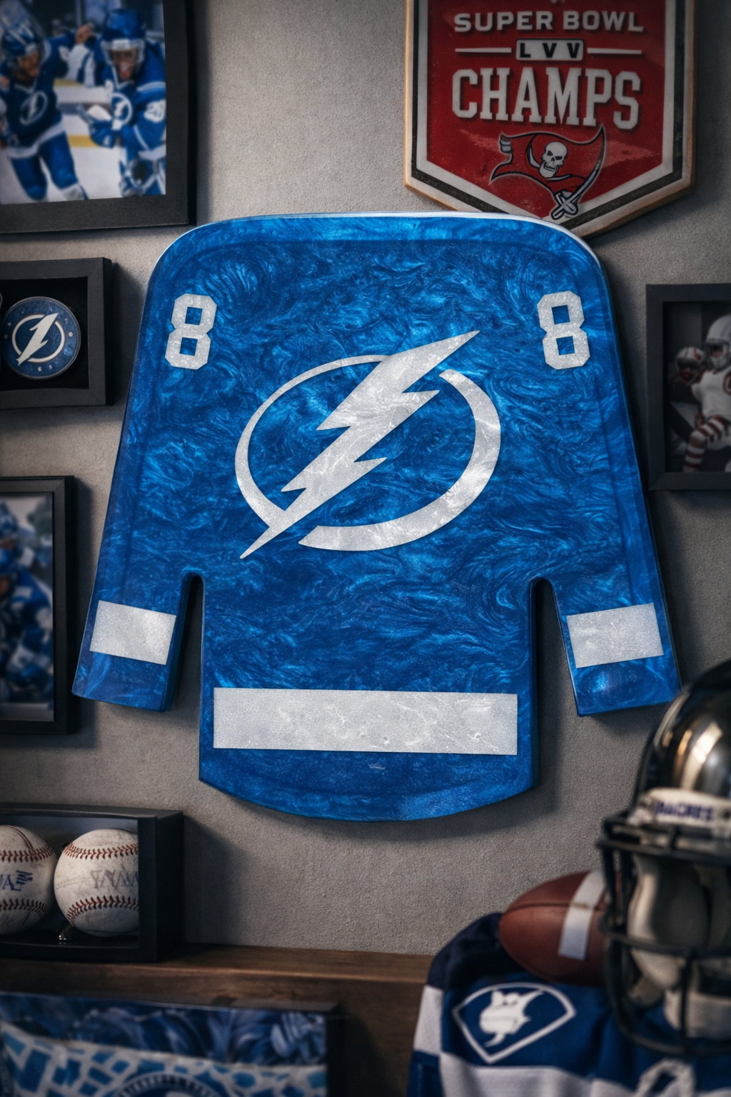 Lighting Jersey Wall Art
