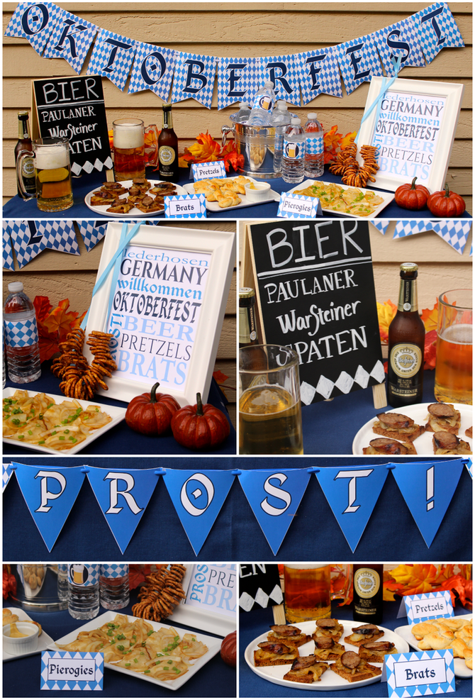 Oktoberfest Party Decor & Printables
