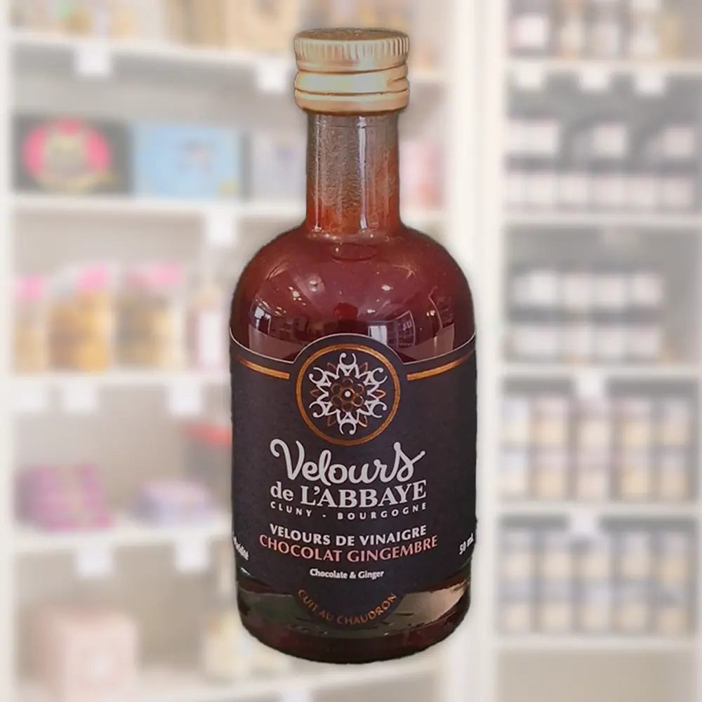 VELOURS DE L'ABBAYE VINAIGRE MINI CHOCOLAT GINGEMBRE 50ML
