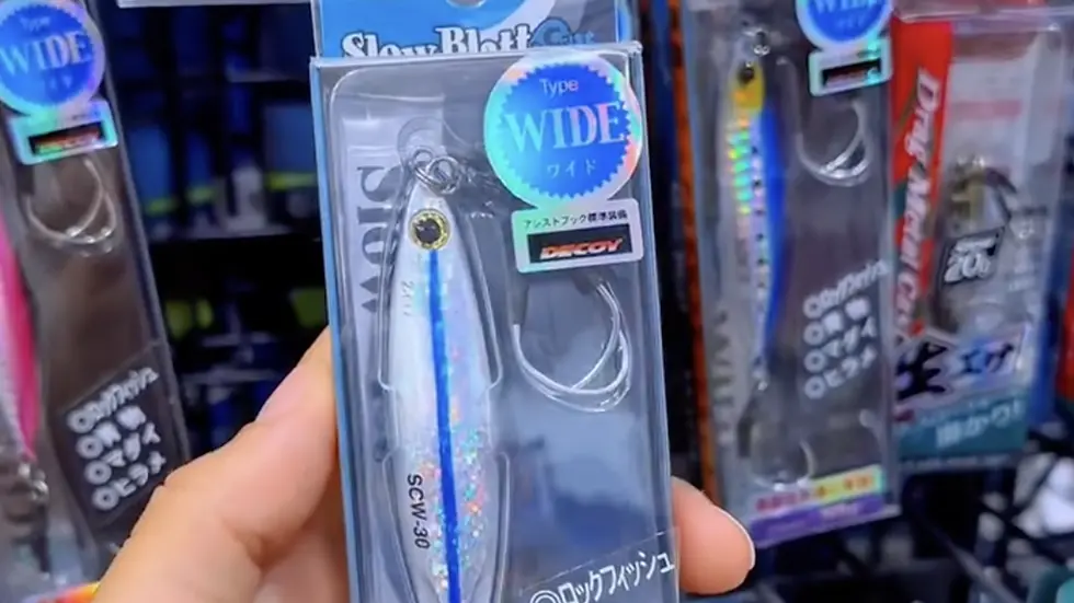 Divers leurres de pêche en mer pour cibler le chinchard, maquereau, maigre et bar