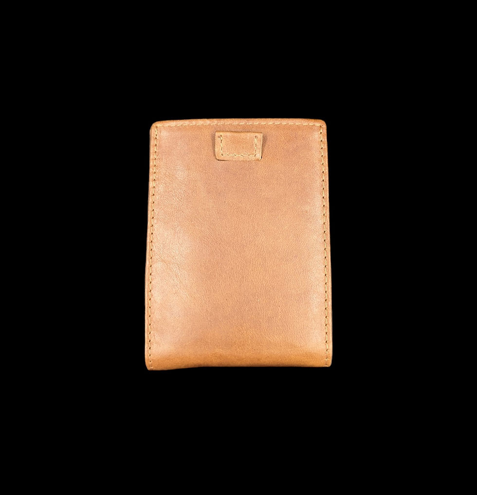 Thumbnail: GRIFFIN - Top Grain Leather Hybrid Wallet - Tan