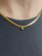  IRIS - 18k Gold X Cubic Zirconia Necklace